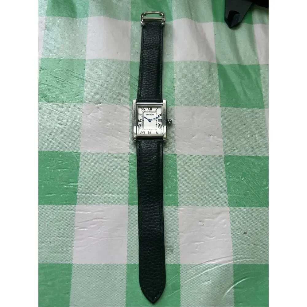 Sanda Silver Tone Tank Style Women’s Quartz Watch
